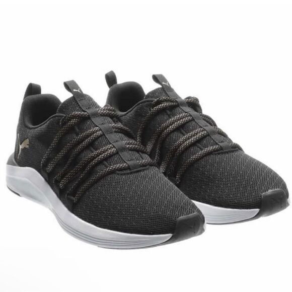 PUMA Ladies' Prowl Knit Sneakers Black 6.5 - Picture 8 of 9